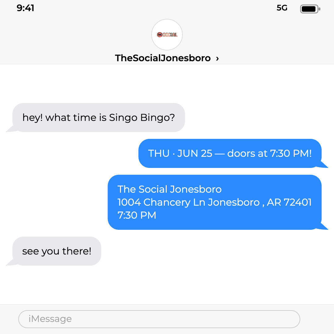 Texts template